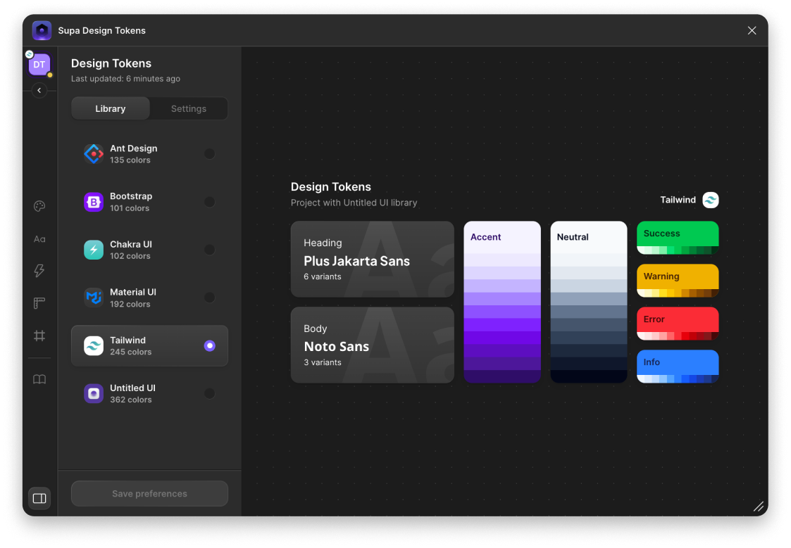 Project interface
